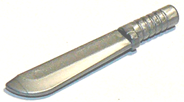 Weapon Sword / Machete in Flat Silver