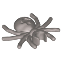 Insect, Spider in Flat Silver