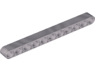 Technic Beam 1 x 11 Thick in Flat Silver