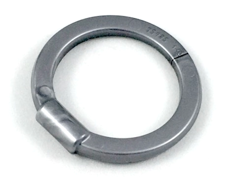 Weapon Chakram / Hoop Blade / Ring in Flat Silver