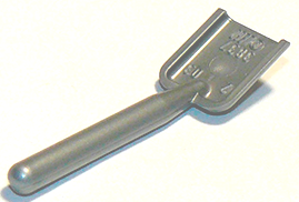 Equipment Shovel [Rounded Handle End] in Flat Silver