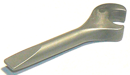 Tool Screwdriver and Spanner / Wrench in Flat Silver