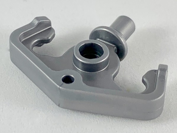 Weapon Grappling Hook in Flat Silver