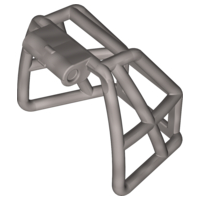 Duplo Windscreen Roll Cage in Flat Silver