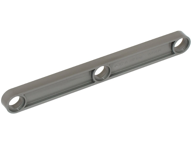 Technic Beam 1 x 9 Thin with 3 Holes in Flat Silver
