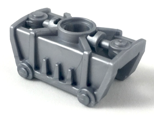 Large Figure Limb Cover (Toa Metru) in Flat Silver
