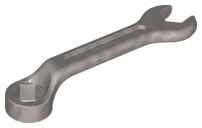 Duplo Wrench in Flat Silver