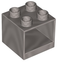 Duplo Cabinet 2 x 2 x 1.5 in Flat Silver