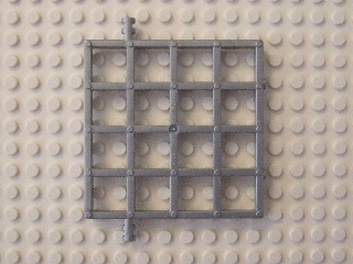 Duplo Trap Door Grate 4 x 4 in Flat Silver