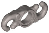 Large Figure Accessory, Chain Link Section in Flat Silver