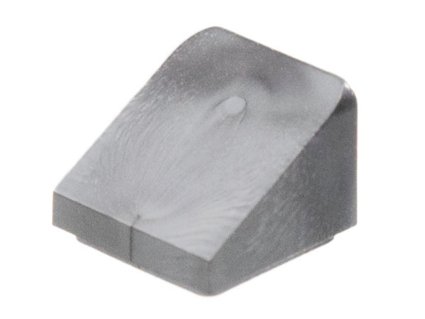Brick Sloped 30° 1 x 1 x 2/3 (Cheese Slope) in Flat Silver
