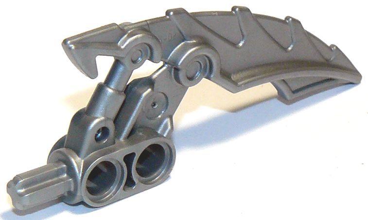 Large Figure Weapon Blade, Mahri Matoran in Flat Silver