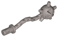 Weapon Mace / Flail Spiked in Flat Silver
