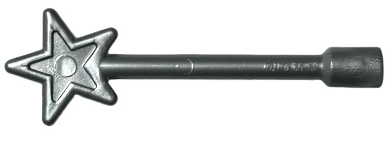 Equipment Magic Wand in Flat Silver