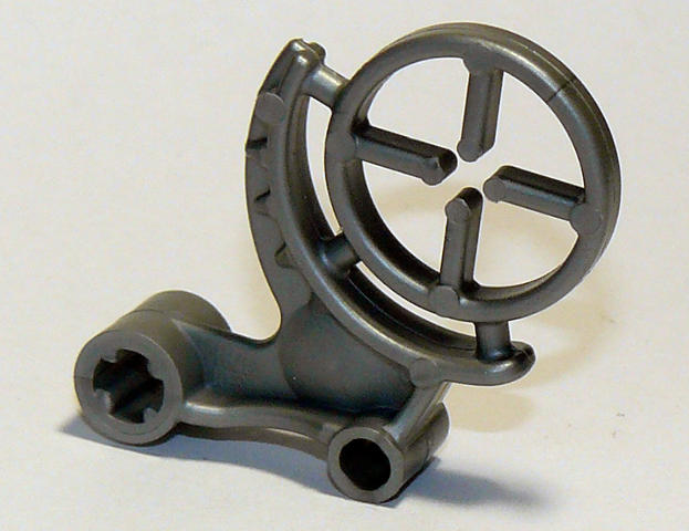 Large Figure Weapon, Mistika Nynrah Ghost Blaster Scope with Crosshairs (Toa Gali) in Flat Silver