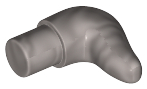 Animal Body Part, Horn (Cattle) in Flat Silver