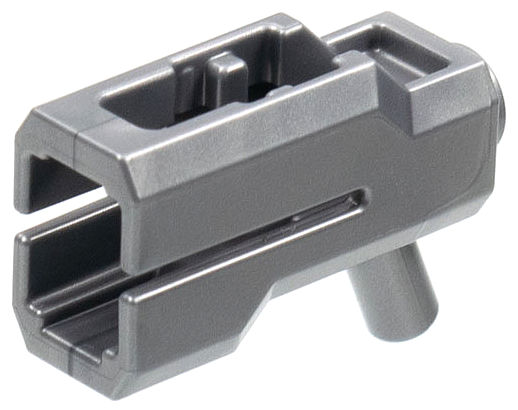 Launcher, Weapon Gun / Blaster / Shooter Square in Flat Silver