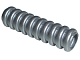 Hose, Ribbed 7mm D. 3L / 2.4cm in Flat Silver