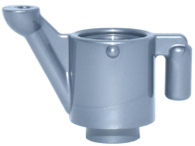 Equipment Watering Can in Flat Silver