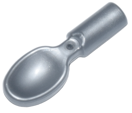 Equipment Cutlery - Spoon, Flat Bottom in Flat Silver
