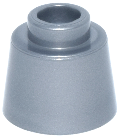 Cone 1.17 x 1.17 x 2/3 (Fez) in Flat Silver