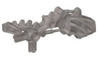 Large Figure Weapon Crush Claw in Flat Silver