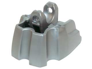 Large Figure Foot, Short with Ball Joint Socket in Flat Silver