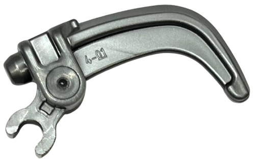 Large Figure Weapon Claw, with Clip in Flat Silver