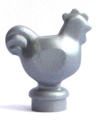 Animal, Chicken [Plain] in Flat Silver