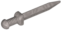 Weapon Sword with Thin Crossguard (Roman Gladius) in Flat Silver