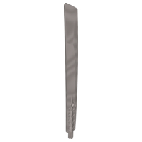 Propeller 1 Blade 2 x 16 with Axle in Flat Silver
