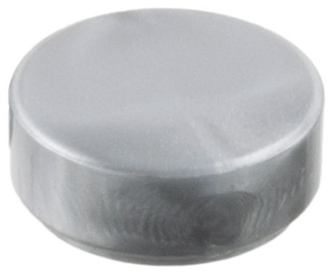 Tile Round 1 x 1 in Flat Silver