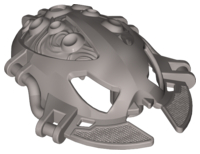 Large Figure Mask, Insect in Flat Silver