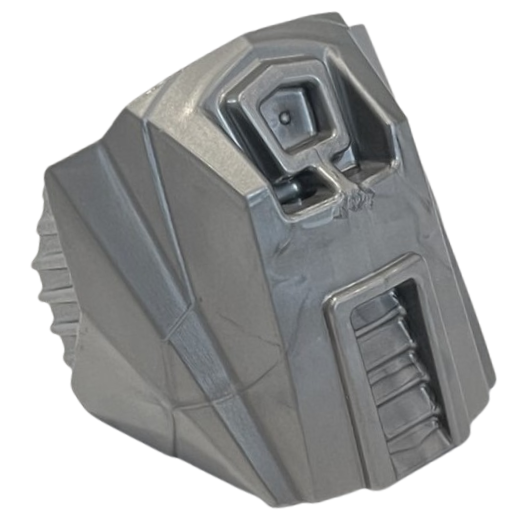 Large Figure Limb Cover, Armor, Knee / Shoulder in Flat Silver