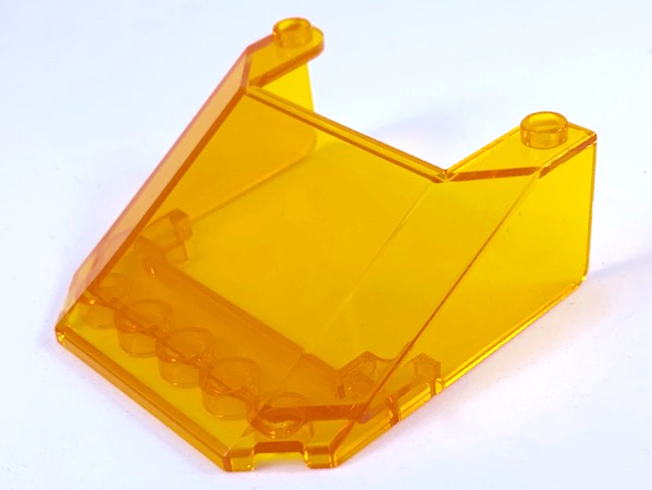Windscreen 6 x 6 x 2 in Trans-Orange