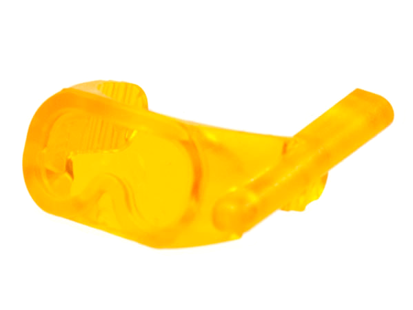 Headwear Accessory Visor / Diver's Mask in Trans-Orange