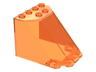 Windscreen 5 x 4 x 3 in Trans-Orange
