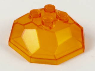 Rock Boulder 4 x 4, Top in Trans-Orange