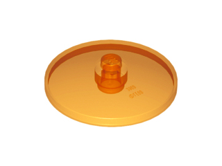 Dish 4 x 4 Inverted [Radar] in Trans-Orange