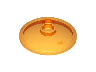 Dish 3 x 3 Inverted [Radar] in Trans-Orange