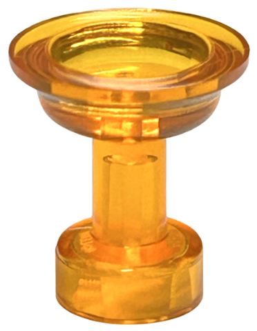 Equipment Ice Cream Sundae Glass in Trans-Orange