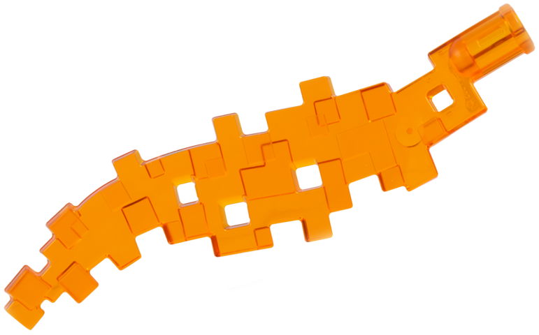 Energy Effect Pixelated in Trans-Orange
