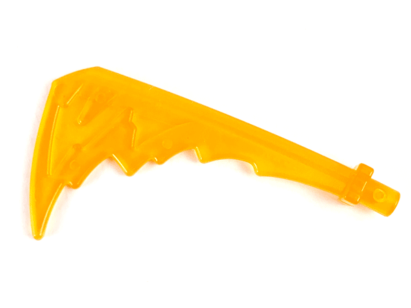 Weapon Katana with Trailing Effect in Trans-Orange