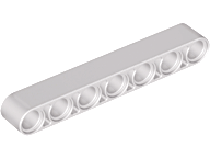 Technic Beam 1 x 7 Thick in Very Light Bluish Gray