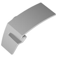 Technic Panel Car Mudguard Left in Very Light Bluish Gray