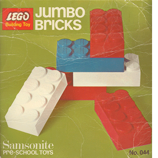 LEGO 044-2 Jumbo Bricks