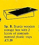 LEGO 1-6 Wooden Storage Box