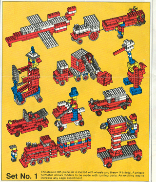 LEGO 1-9 Set No 1 - Quaker/Life Cereal