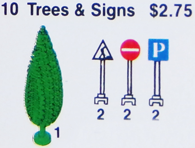 LEGO 10 Tree and Signs