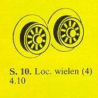 LEGO 10-3 Locomotive Wheels
